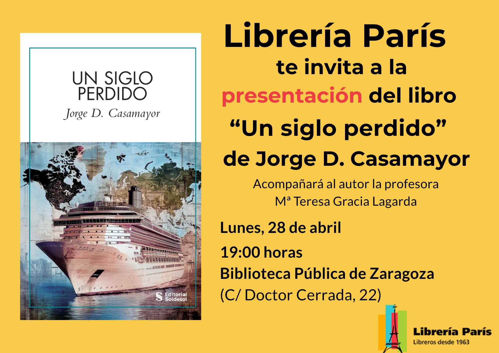 Jorge D. Casamayor presenta 'Un siglo perdido'